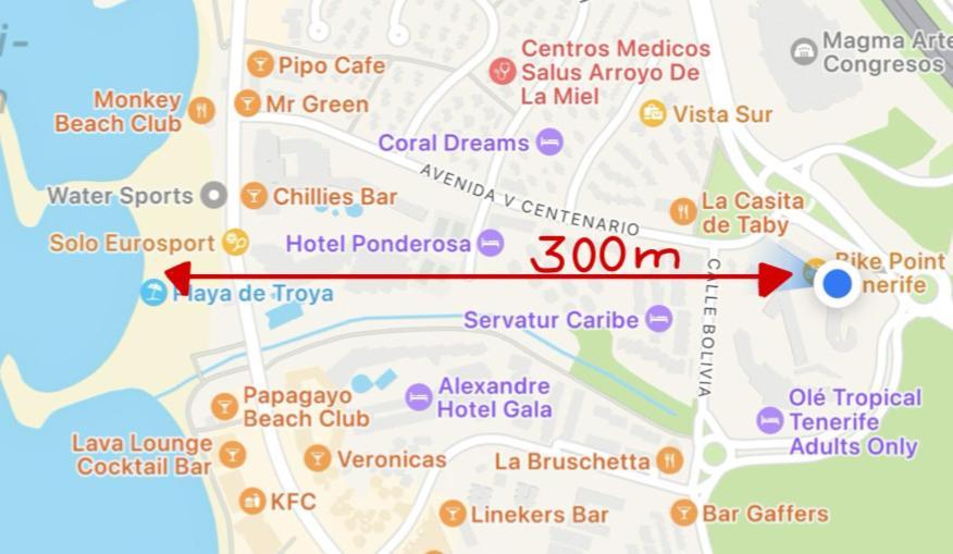 Perfectly Located Apartment With Pool 美洲海滩 外观 照片